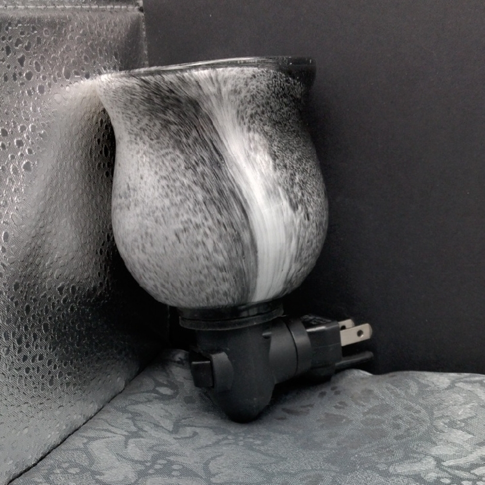 Black and White Swirl Night Light